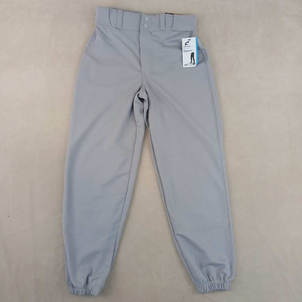 Champro Adult Small 26x26‎ Mens Baseball Belt Pants Grey NWT